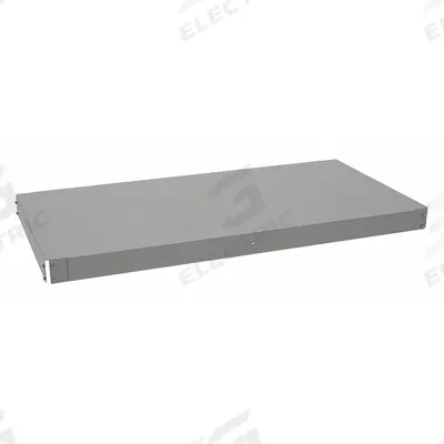 TENNSCO Shelf: 48 in x 24 in, 4,000 lb Load Capacity, Steel, 16 ga Decking, Gray - Solid Steel Decking Shelf Kits for Boltless Shelving