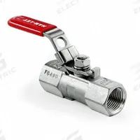 HAM-LET Manual Two-Way Ball Valve: 1/2 in, Stainless Steel, Straight, FNPT x FNPT, Two-Piece (MPN H-710-SS-N-1/2-T-LD). Key specifications — Brand: HAM-LET; Handle: Locking Lever.