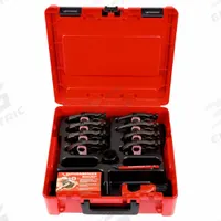 ROTHENBERGER Press Jaw: 1/4 in to 1 1/8 in Pipe, Copper, Compact Tool Types, MaxiPro (MPN 1000001989). Key specifications — attr518794: 1/4 in to 1-1/8 in; attr518793: Copper; attr518792: MaxiPro; attr553578: (6) Compact Press Jaws; attr518791: ROTHENBERGER.