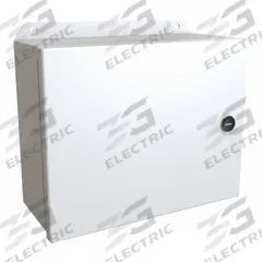 HAMMOND Electrical Enclosure: Steel, 8 in x 10 in x 4 in, NEMA 12/13/3R/4, w/Panel, Solid Cover (MPN EJ8104LG). Key specifications — Closure Method: Latches; Brand: HAMMOND; Knockouts: Not Included.