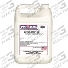 PETROCHEM Compressor Oil: 1 gal, Jug, 30 SAE Grade, 100 ISO Viscosity Grade, 68 Viscosity Index (MPN PETRO-COMP 100-001). Key specifications — attr59744: 68; attr59746: 100; attr59736: No; attr59735: Jug; attr59738: Petro-Comp; attr59749: 30.