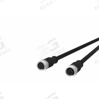 Sensor Cable: M12 Male Straight X M12 Male Straight, 4 Pins, Black, PUR, 5 m Cable Lg (MPN 142MCA22050). Key specifications — Cable Jacket Color: Black; End 1 Gender: Male; End 1 Mounting Orientation: Straight; End 2 Gender: Male; End 2 Mounting Orientation: Straight; End 2 Connection Type: M12; IP Rating: IP6X; Brand: METZ CONNECT.