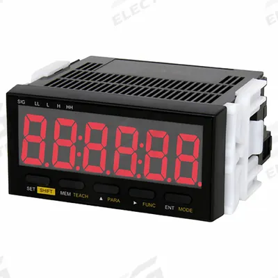 SHIMPO Panel Meter: 0.4 RPM Min RPM, 999,999 RPM Max RPM, ± 0.008%± 1 digit RPM Accuracy - Panel Mount Tachometers