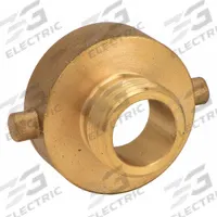 MOON AMERICAN Fire Hose Adapter: 1 in_1 1/2 in Compatible Pipe Size, NH x NH, Straight, Brass, Cast (MPN 369-1521021). Key specifications — attr660750: NH x NH; attr660755: 1-1/2 in x 1 in.