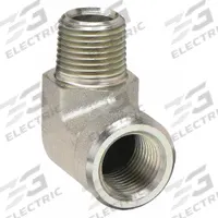 PARKER Metal Pipe Elbow: 90° Elbow, Carbon Steel, 1/2 in x 1/2 in, 4,800 psi (MPN 8-8 SE-S). Key specifications — Pipe Fitting Material: Carbon Steel; Brand: PARKER; Maximum Operating Pressure: 4,800 psi; (DO NOT SEND) Manufacturer Location: Globally Sourced; Fitting Pipe Size: 1/2 in x 1/2 in.