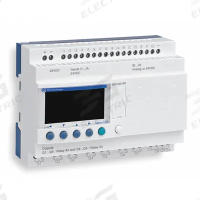 SCHNEIDER Modular Smart Relay: 6 (Discrete), (4) Relay - Schneider Zelio Series Smart Relays