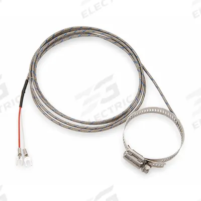 TEMPCO Pipe Clamp Thermocouple: 32°F to 1,400°F /0°C to 760°C, Type J - Thermocouples for Surface Applications