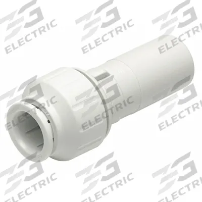 JOHN GUEST Push-Fit Adapter Fitting: 1/2 in OD x 3/4 in OD Size - Polysulfone Push-to-Connect Tube Fittings