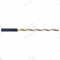 CHAINFLEX Data Cable: 24 AWG, 3 Conductors, Order by the Foot, TPR Jacket, 300 V (MPN CF298-02-03). Key specifications — attr1141193: Twisted Pair; attr1141160: 3 x OD; attr1141165: 4 x OD; attr1141168: No; attr1141174: 4 x OD; attr1141159: UV/Sunlight Resistant; attr1141182: EN 60754; attr1141189: Data Cable.