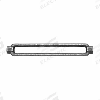 KEN FORGING Turnbuckle Body: 13 3/4 in Overall Lg, Carbon Steel, Plain - Turnbuckle Bodies