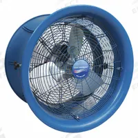 PATTERSON High-Velocity Industrial Fan: 18 in Blade Dia, 1 Speeds, 115/208 to 230V AC, 1/2 hp Motor (MPN HIP18A-CS). Key specifications — Voltage: 115/208 to 230V AC; Brand: PATTERSON; Number of Speeds: 1; Phase: Single.