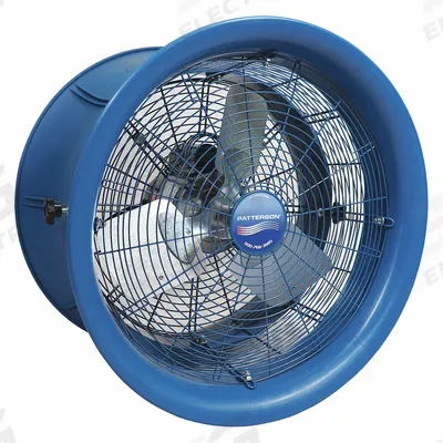 PATTERSON High-Velocity Industrial Fan: 18 in Blade Dia, 1 Speeds, 115/208 to 230V AC - High-Velocity Industrial Fan Heads