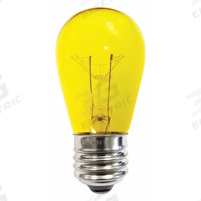 APPROVED VENDOR Incandescent Bulb: Medium Screw (E26), Incandescent, (S) Sign, S14, 11 W Watt - Medium Screw Base (E26) Lamps
