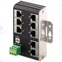 MURRELEKTRONIK Ethernet switch: Unmanaged, Wall, 8 Ports, RJ45, 1000 mbps/Ethernet/Gigabit, IP20 (MPN 58909). Key specifications — Port Type: RJ45; Manufacturer Part Number: 58909; Brand: MURRELEKTRONIK; Features: Auto-Negotiation; IP Rating: IP20; Product Type: Ethernet Switch; Mounting Location: Wall; Network Interface: Gigabit.