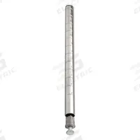 QUANTUM Shelf Hanger/Rail Rod: 54 in x 1 in, Stainless Steel, Split Sleeve, Silver, 1 Posts (MPN P54C). Key specifications — Brand: QUANTUM; Recommended Environments: Dry; Leveling Feet Included: No; Color: Silver; Finish: Stainless Steel; Material: Stainless Steel.