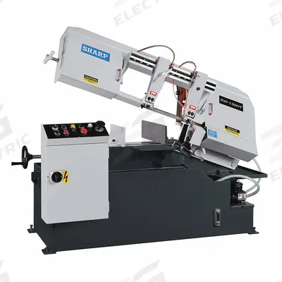 SHARP Band Saw: 10 9/16 in x 18 1/8 in, 75 to 247 SFPM, 30°, 45°, 90°, 10.0 A - Mitering Manual Horizontal Band Saws