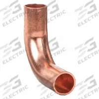 NIBCO Sweat Fitting Elbow: 3/4 in CTS x 3/4 in CTS, FTG x FTG, Wrot Copper (MPN 60722LT 3/4)