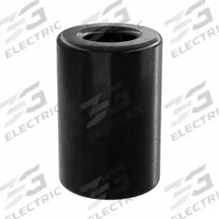 OILITE Sleeve Bearing: PEEK, 1/8 in Bore, 1/4 in OD, 3/8 in Overall Lg, Black, -40°F to 500°F, 10 PK (MPN PS-0204-03B). Key specifications — Color: Black; Brand: OILITE.