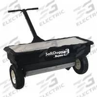 BUYERS PRODUCTS Manual Walk-Behind Spreader: Snow Removal and De-Icing, 200 lb Capacity, Steel (MPN WB400). Key specifications — Flow Control: Manual Lever; Brand: BUYERS PRODUCTS; Frame Material: Steel; Spread Width - Maximum: 3.66 ft.