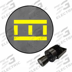 VISUAL WORKPLACE INC. Virtual Safety LED Walkway: Virtual Safety LED Walkway, Stripe with Lines (MPN 66-3139-618EX-PS154). Key specifications — Brand: VISUAL WORKPLACE INC.; Includes: LED Projector; Laser Color: Yellow; Watts: 50 W; Legend/Background Color: Stripe with Lines; Manufacturer Part Number: 66-3139-618EX-PS154; Product Type: Virtual Safety LED Walkway; Product Includes: Projector with Lens.