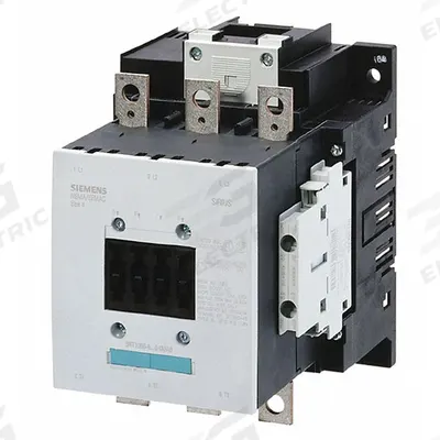 Siemens Magnetic Contactor: Non-Reversing, 3 Poles, 3NO Contacts, 185 A - Non-Reversing IEC Contactors