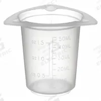 APPROVED VENDOR Tri-Pour Beaker: Low Form, Printed Graduation, Polypropylene, Translucent, 50 mL (MPN BTC0050). Key specifications — Clarity: Translucent; Graduation Style: Printed; Body Color: White; Brand: APPROVED VENDOR; Product Type: Tri-Pour Beaker; Includes Graduations: Yes; Beaker Type: Low Form.