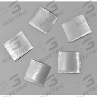 3M Conductive Electrical Tape: Square, 1/2 in x 1/2 in, 4 mil Thick, 600 V Volt Rating, Silver (MPN 1120)