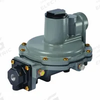 FISHER LPG Pressure Regulator: Lever-Acting Gas, 850,000 BtuH Gas Capacity, Aluminum, NPT x NPT (MPN R632A-BCF). Key specifications — Brand: FISHER LPG; Body Material: Aluminum.