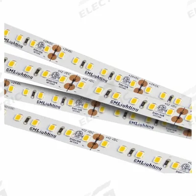 GM LIGHTING Tape Light: Warm White, Top Bend, 125 lm, 2700K, 16 5/16 ft Lg, 1.5 W Watt - Tape Lights
