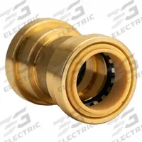 APPROVED VENDOR Push-Fit Adapter Fitting: Straight, 1 in OD x 1 in OD Size, Brass, Coupling (MPN LF831R). Key specifications — Brand: APPROVED VENDOR.