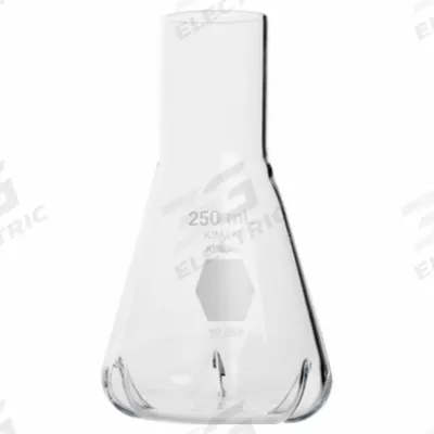 KIMBLE Erlenmeyer Flask: 500 mL, Colorless, Conical, A - Glass Erlenmeyer Flasks