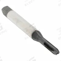 CLEVELAND Spiral Point Tap: #2-56 UNC, 2B, 3 Flute, Plug Chamfer, Hardlube Coated Cobalt (MPN C96001)