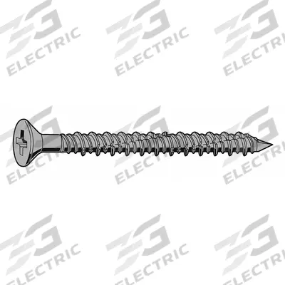 APPROVED VENDOR Concrete Anchor Screw: 3 3/4 in Overall Lg, 1/4 in Dia, Steel, Blue Ruspert - Flat-Head Screw Anchors