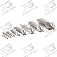 CHICAGO-LATROBE Center Drill Set: Plain-Tip, 8 Pc, 60°, High Speed Steel (MPN 69878). Key specifications — Brand: CHICAGO-LATROBE; End Type: Double End.