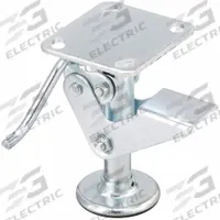 APPROVED VENDOR Floor Lock: For 5 in Wheel Dia, 5 3/4 in Floor Lock Retracted Ht, Steel (MPN P-FL-650-14). Key specifications — Brand: APPROVED VENDOR.