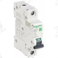 SCHNEIDER IEC Supplementary Protector: 4 A Amps, 60V DC, 14kA at 120/240V AC, Screw Clamp, C60SP, D (MPN M9F23104). Key specifications — Brand: SCHNEIDER; Terminal Connection: Screw Clamp; DC Voltage Rating: 60V DC; Max. AIR Rating: 14kA at 120/240V AC; Series: C60SP; AC Voltage Rating: 240/415V AC; Curve Type: D.