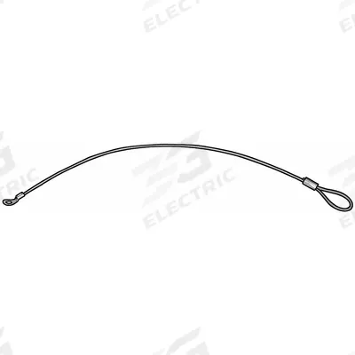 ITW BEE LEITZKE Tool Lanyard: Stainless Steel, 6 in Overall Lg, 3/4 in Loop 1 Size, Nylon - Lanyards
