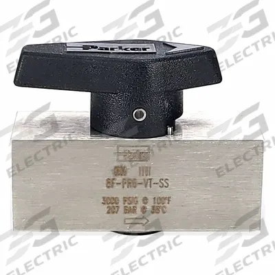 Parker Rotary Plug valve: For Chemicals/Gas/Oil Media, 2-Way, 1/4 in Pipe Size - 316 Stainless Steel Instrumentation Plug Valves