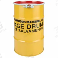 APPROVED VENDOR Transport Drum: Steel, 15 gal, Bolt Ring, 20 ga / 20 ga / 20 ga, Epoxy Phenolic (MPN 17855M). Key specifications — Drum Material: Steel; Drum Head Type: Open Head; UN Rating Solids: 1A2/X193/S; UN Rating Liquids: Not Rated; Drum Message Text: Hazardous Material Salvage Drum Barrel; Closing Ring Material: Steel; For Holding: Solids; Brand: APPROVED VENDOR.