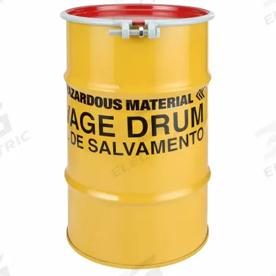 APPROVED VENDOR Transport Drum: Steel, 15 gal, Bolt Ring, 20 ga / 20 ga / 20 ga - Steel Salvage Drums