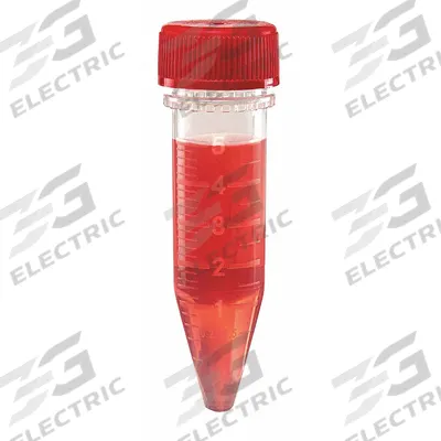 GLOBE SCIENTIFIC Centrifuge Tube: Centrifuge Tube, Polypropylene, 5 mL Capacity - mL, Conical - Plastic Centrifuge Tubes