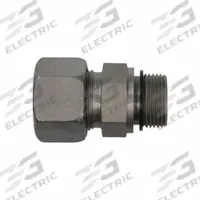 BRENNAN INDUSTRIES Compression Fitting Adapter: 15 mm OD x 1/2 in Pipe size, Compression x MBSPP (MPN D7400-L15-08-ED-SS). Key specifications — Series: Volz; Brand: BRENNAN INDUSTRIES.