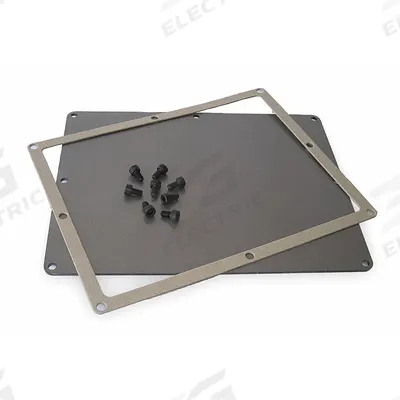 LOVEJOY Tank Lid Kit: 3JWT9, 12.28 in Overall Lg, 9.53 in Overall Wd, 0.16 in Overall Thick - Tank Lid Kits for Aluminum Hydraulic Tanks