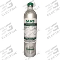 GASCO Calibration Gas: Nitrogen, +/-5% Accuracy, CO/O2, Calibration Gas, 34 L Cylinder Capacity (MPN X05NI80CA350007). Key specifications — For Use With: All OEM Gas Detectors; Background Gas: Nitrogen; Brand: GASCO; Gas Mixture: Propane (26.2% LEL) 0.55%.