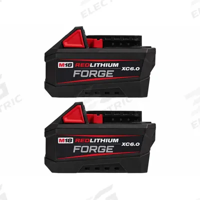 MILWAUKEE Battery Pack: M18, 6 Ah, 2 Batteries Included, 18V DC (MPN 48-11-1861 - Milwaukee Cordless Tool Batteries