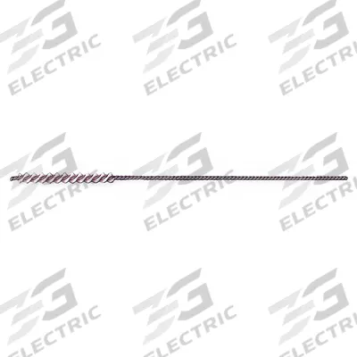 WEILER Tube Brush: Single Stem, Nylon, 3/16 in Dia, 0.012 in Fill Dia - Light-Deburring & -Finishing Brushes for All Metals