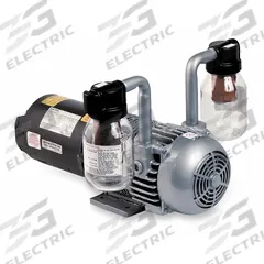 GAST Compressor/Vacuum Pump: 1 hp, 1 Phase, 115/230V AC, 17 cfm, 27 in Hg Max Vacuum (MPN 7Z778). Key specifications — attr51701: GAST; attr51739: 115/230V AC; attr100706: 1.