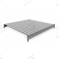 TENNSCO Shelf: 48 in x 48 in, 22 ga Beams, Steel, 4,150 lb Load Capacity (MPN 6940). Key specifications — Decking Material: Steel; Frame Finish: Powder Coated; Frame Material: Steel; Color: Industrial Gray; Includes: (2) Crossbars; Brand: TENNSCO.