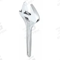 PROTO Adjustable Wrench: Alloy Steel, Chrome, 18 in Overall Lg, 2 3/8 in Jaw Capacity, Plain Grip (MPN J718A). Key specifications — attr309359: Chrome; attr324924: PROTO; attr309358: Alloy Steel.