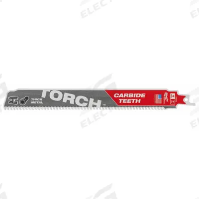 MILWAUKEE Reciprocating Saw Blade: 7 Teeth per Inch, 9 in Blade Lg, 0.05 in Blade Thick - Thick-Metal-Cutting Blades